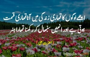 Hazrat Ali Quotes in Urdu