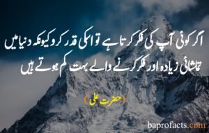 Hazrat Ali Quotes in Urdu