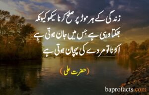 Hazrat Ali Quotes in Urdu