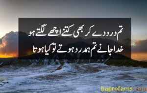 Sad Poetry in Urdu