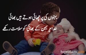 Brother Sister Quotes in Urdu