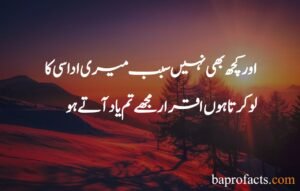 Sad Poetry in Urdu 