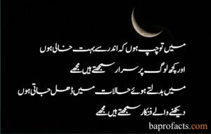 Sad Poetry in Urdu 