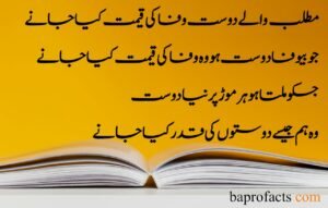 Friendship Quotes in Urdu