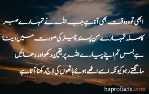 Sabar Quotes in Urdu