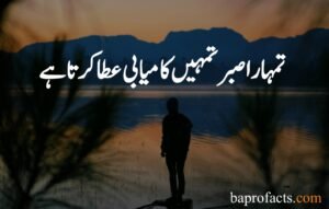 Sabar Quotes in Urdu