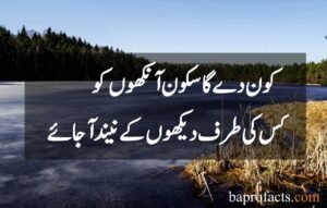 Sad Love Poetry in Urdu