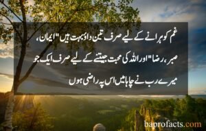 Sabar Quotes in Urdu