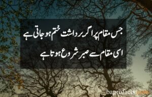 Sabar Quotes in Urdu