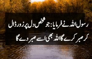 Sabar Quotes in Urdu