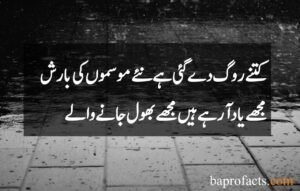 Best Rain Poetry in Urdu