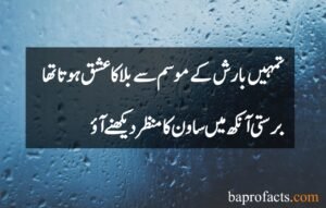 Best Rain Poetry in Urdu