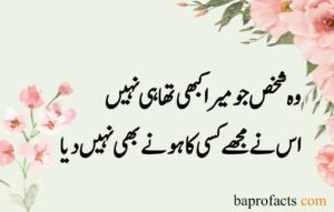 Sad Love Poetry in Urdu 