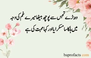 Sad Love Poetry in Urdu 