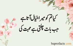 Sad Love Poetry in Urdu 