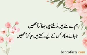 Sad Love Poetry in Urdu 