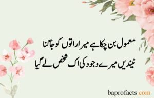 Sad Love Poetry in Urdu 