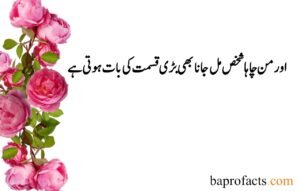 Deep Love Poetry in Urdu