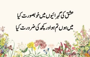 Deep Love Poetry in Urdu SMS