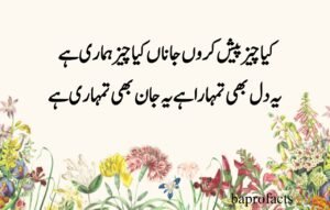 Deep Love Poetry in Urdu SMS