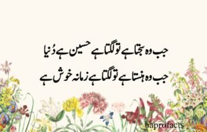 Deep Love Poetry in Urdu SMS