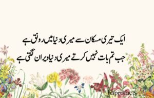 Deep Love Poetry in Urdu SMS