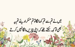 Deep Love Poetry in Urdu SMS