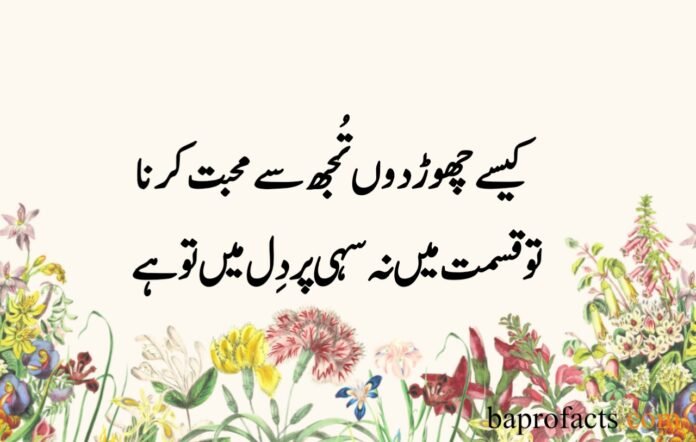 Deep Love Poetry in Urdu SMS