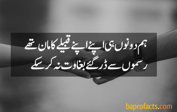 Poetry in Urdu 2 Lines