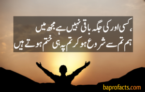 Poetry in Urdu 2 Lines