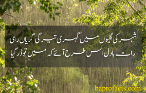 Rain Urdu Poetry