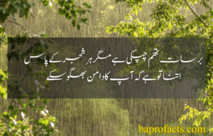 Rain Urdu Poetry