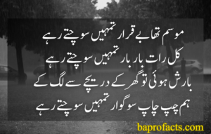 Rain Urdu Poetry