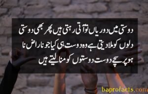 Friendship Quotes in Urdu 2 Lines