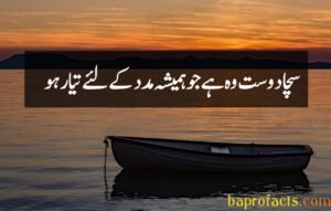 Friendship Quotes in Urdu 2 Lines