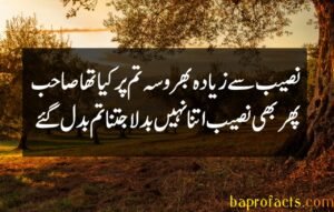 Bewafa Poetry in Urdu