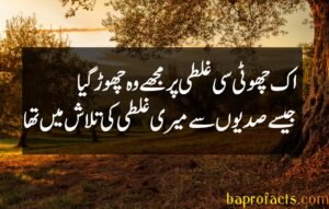 Bewafa Poetry in Urdu