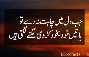 Bewafa Poetry in Urdu