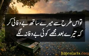 Bewafa Poetry in Urdu