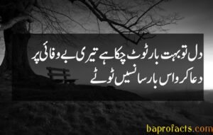 Bewafa Poetry in Urdu